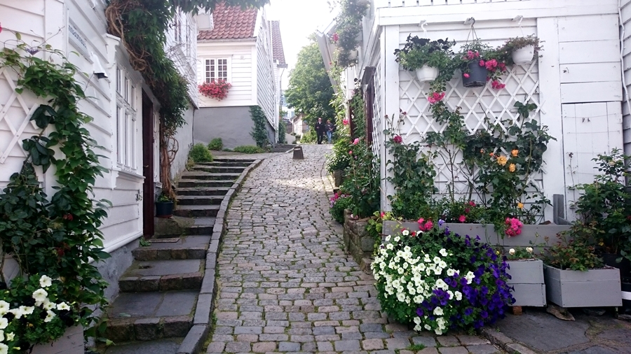 uliczka w Stavanger